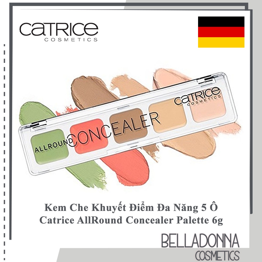 Kem Che Khuyết Điểm 5 Ô Đa Năng Catrice Concealer Palette 6g