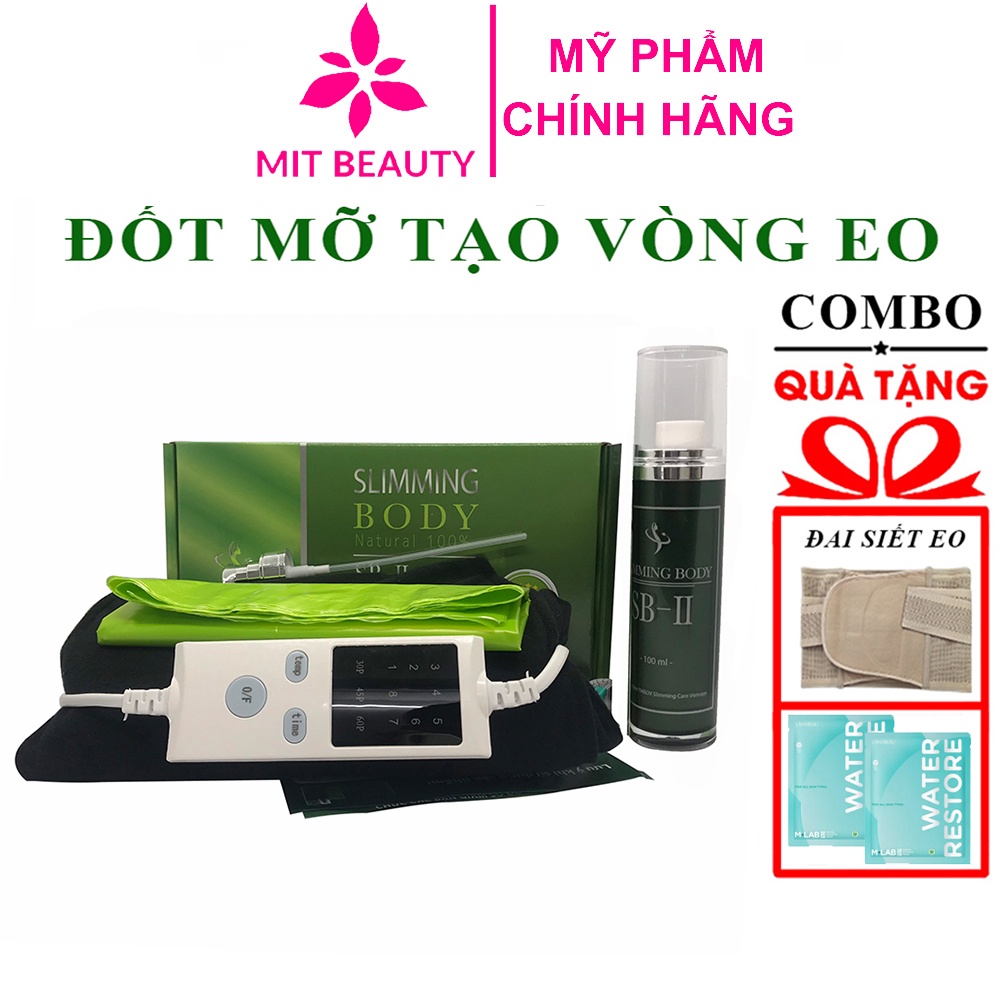 Bộ Ủ Nóng Tan Mỡ Slimming Body 2, Bộ Đai Ủ Quấn Nóng Chính Hãng Giúp Đào Thải Mỡ Thừa, Định Hình Eo Thon Gọn