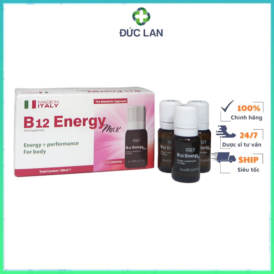 B12 ENERGY MAX - HỖ TRỢ CUNG CẤP NĂNG LƯỢNG VÀ NÂNG CAO SỨC KHỎE