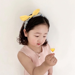 Băng đô cài tóc đính nơ đáng yêu cho bé gái