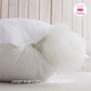 Ruột Gối Đầu Bông gòn trắng ( Size 40cm x 25cm Và 45cm x 65cm )
