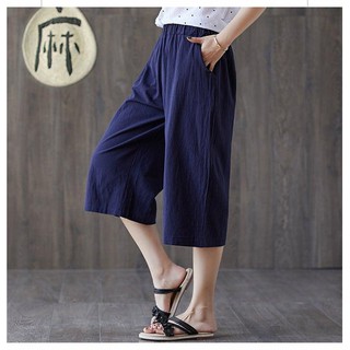 Quần Linen Lửng M.an.go