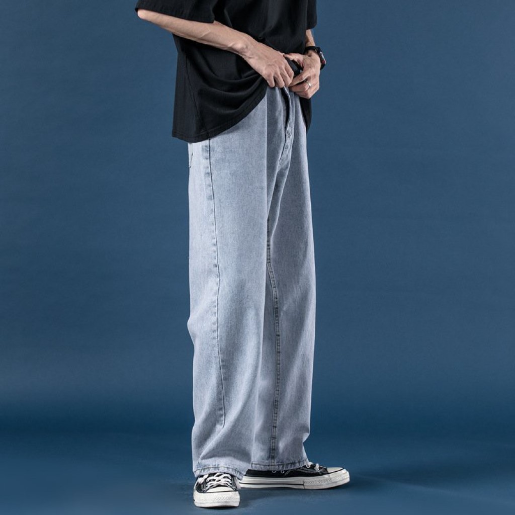 [ HÀNG LOẠI 1- KHÔNG BAI-KHÔNG XÙ]  Quần jean nam ống suông form rộng- kiểu dáng unisex - phong cách Hàn Quốc - TMD Shop