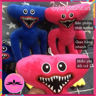 Gấu bông Huggy Wuggy game Poppy playtime gối ôm thú nhồi bông chất liệu mềm mịn