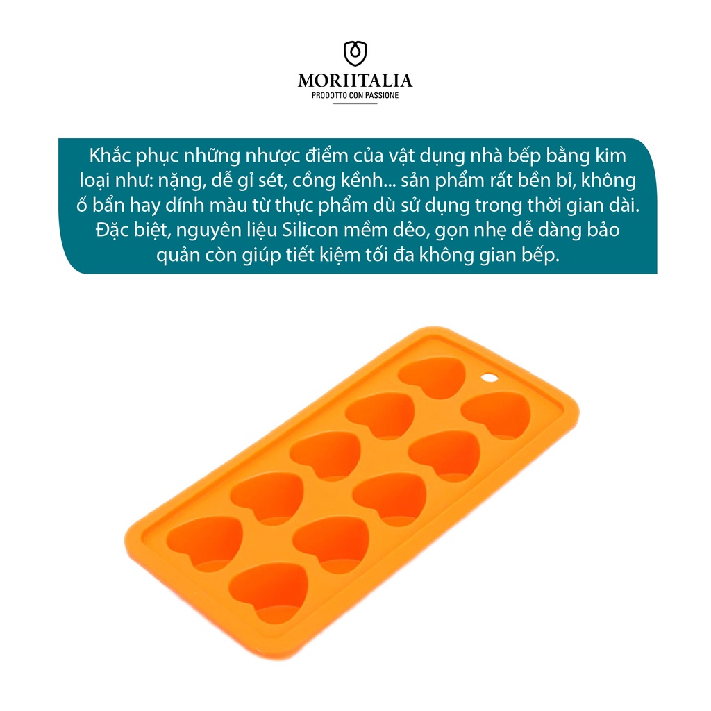 Khay làm đá La Fonte hình ngôi sao silicone siêu bền an toàn Moriitalia YY22482