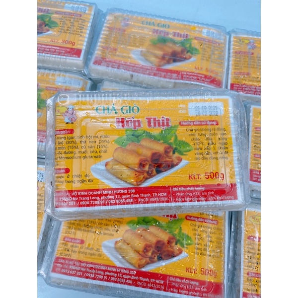Chả giò da xốp thịt (gói 500g)