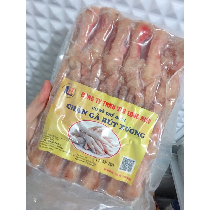 1 kg chân gà rút xương 💥CHUẨN CTY💥loại ngon thơm k hôi,k chất tẩy trắng
