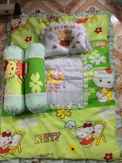 Bộ gối nệm trẻ sơ sinh Kitty