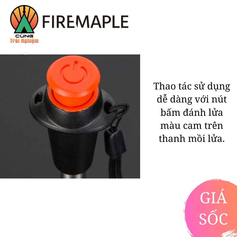 [CHÍNH HÃNG] Thanh Đánh Lửa Electric Eel Ignition Fire Maple FMP-IG01 Tiện Lợi Chuyên Dụng Cho Du Lịch, Dã Ngoại