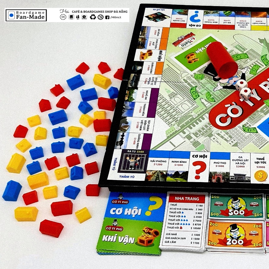 Trò chơi Cờ tỷ phú monopoly Phiên Bản Các Địa Danh Việt Nam