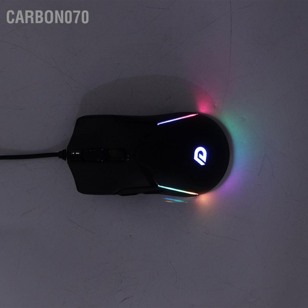[Hàng HOT] Chuột Gaming Máy Tính Có Dây 7200DPI 6 Nút Bấm Có Đèn Nền RGB Cao Cấp DM503 USB【Carbon070】