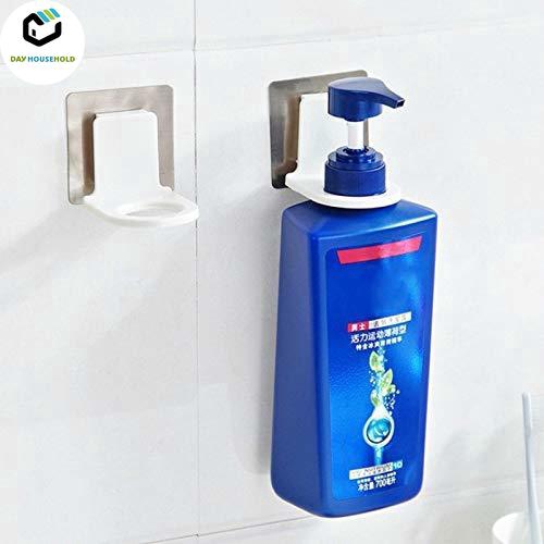 Móc dán tường tự dính treo chai sữa tắm chống thấm nước chống ẩm không cần khoan lỗ