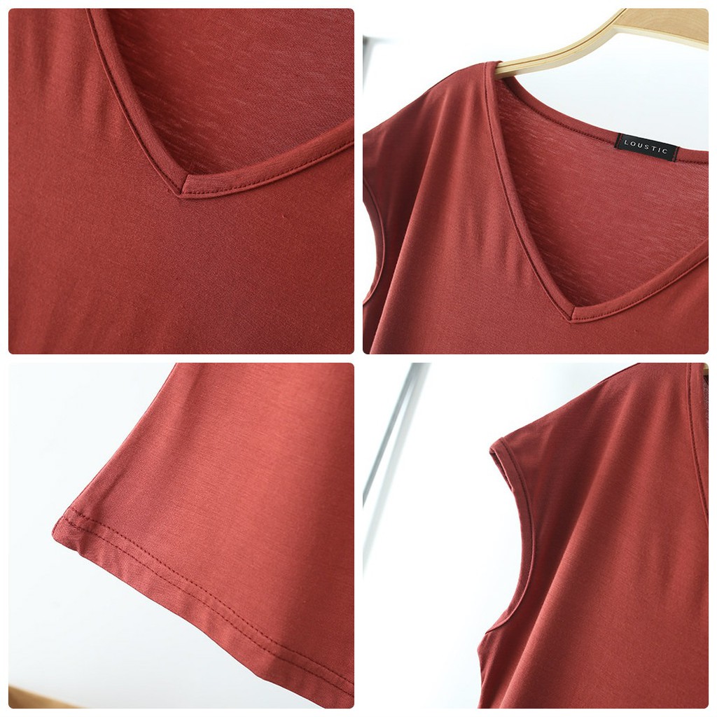 Áo phông nữ cộc tay chất liệu thun cotton 100% co giãn mềm mại_apct
