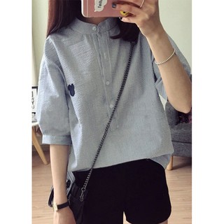 sơ mi kiểu cổ trụ hàng nhập SM01