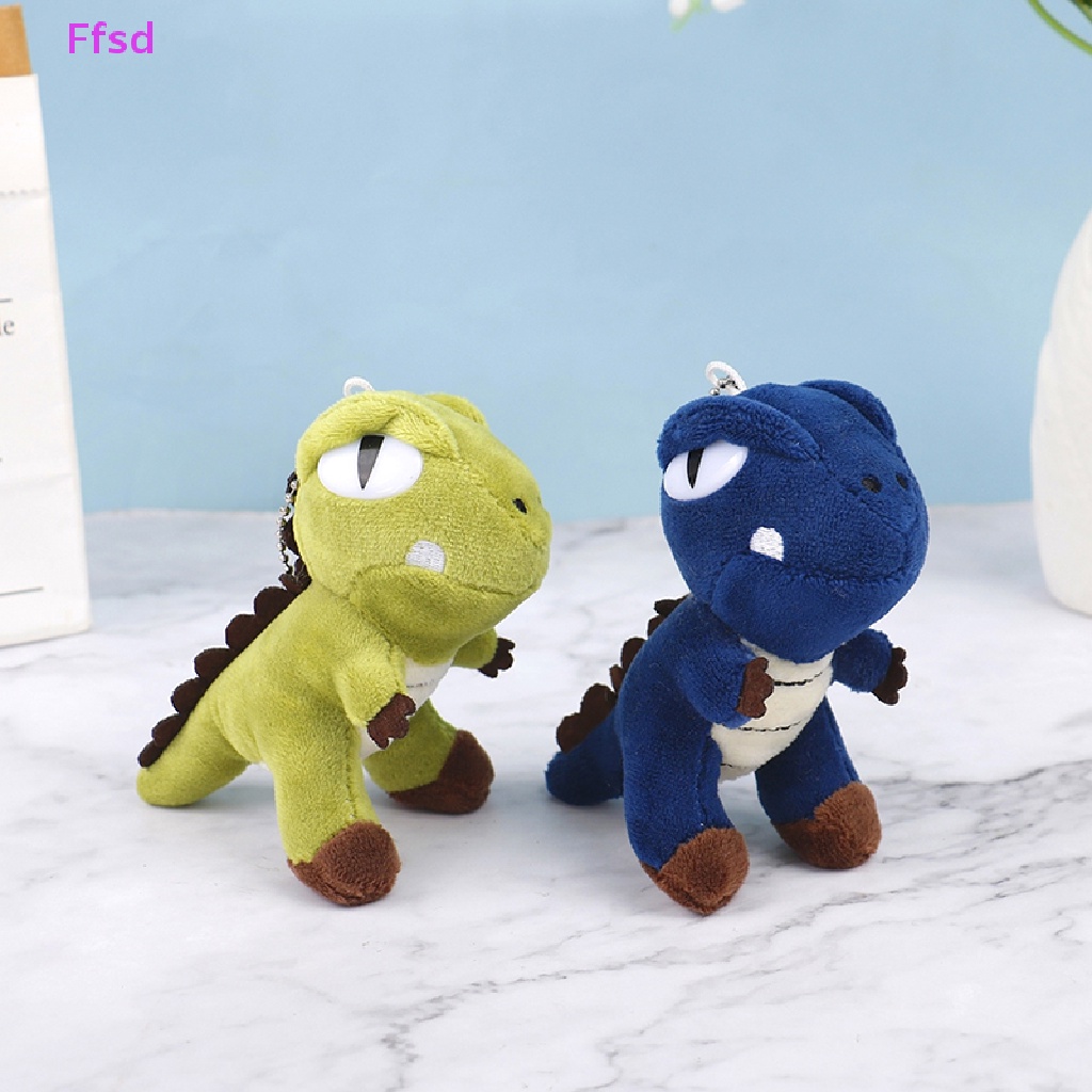 Đồ Chơi Thú Nhồi Bông Hình Khủng Long T-Rex 12CM Có Móc Khóa