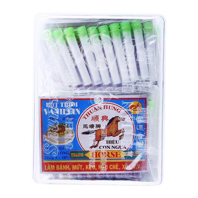 Lốc 10 ống bột Vani thơm Thuận Hưng