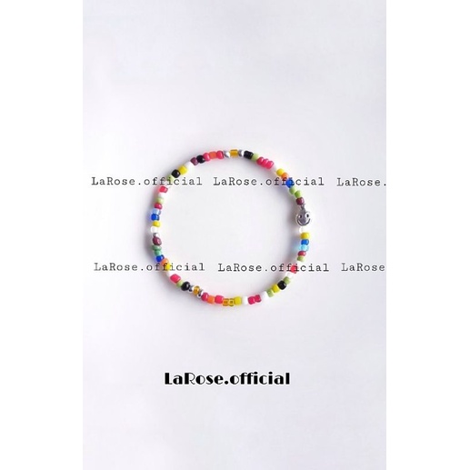 Vòng tay màu sắc đa dạng phối mặt cười