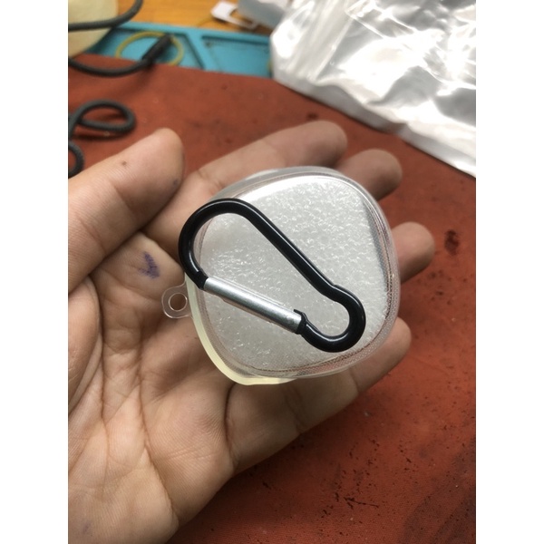 BASEUS WM01 Wm01 Encok W01 Vỏ bảo vệ hộp sạc tai nghe bằng silicon mềm chống sốc hình khủng long có móc treo cho