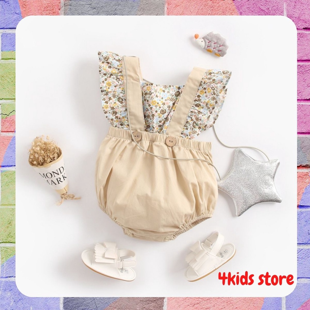 Set body cho bé hàng QC🍓🍓 kèm băng đô 🍓🍓 màu ghi xám rất Tây rất Chanh Xả