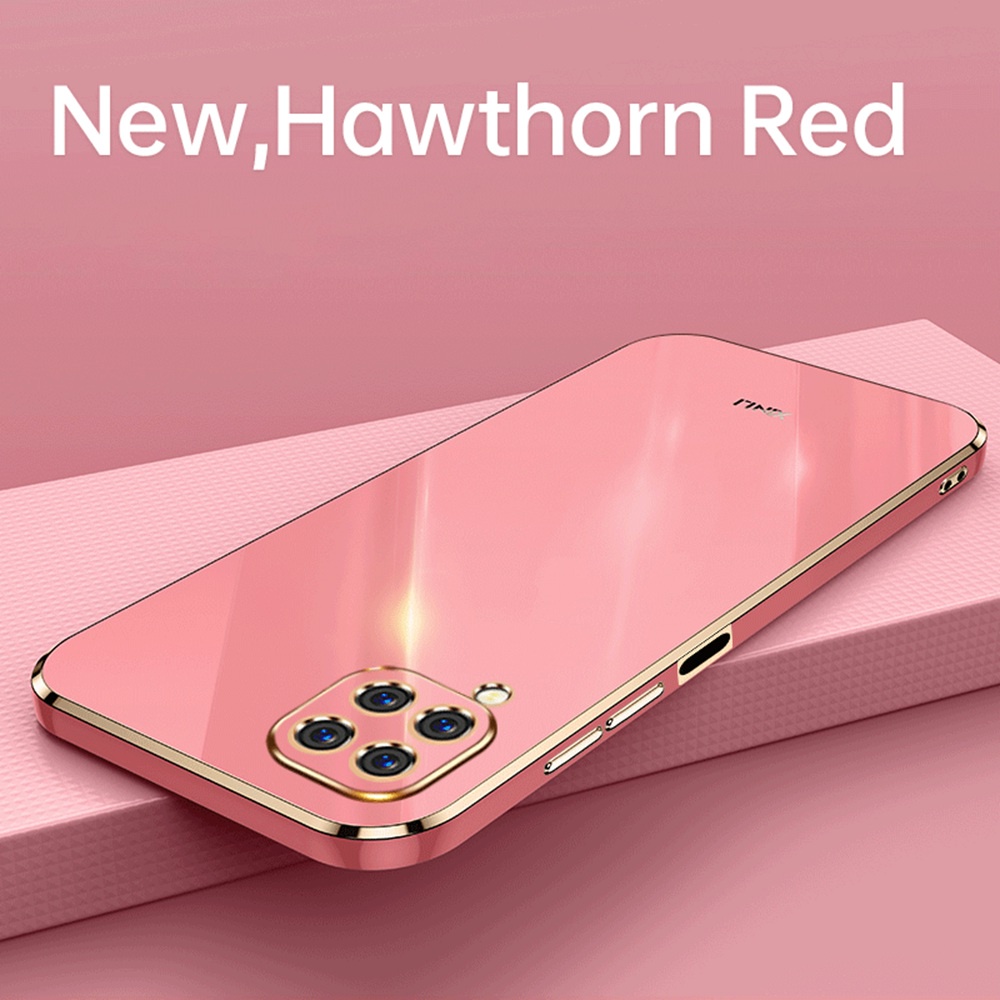 Ốp Điện Thoại TPU Dẻo Mạ Vàng 6D Nhiều Màu Sang Trọng Cho Samsung Galaxy Note 10 Lite