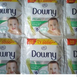 1 dây 10 gói xả vải Dowy trắng