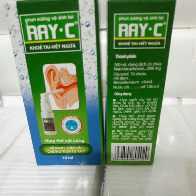 Dụng cụ vệ sinh tai Ray -C: khỏe tai_ Hết ngứa