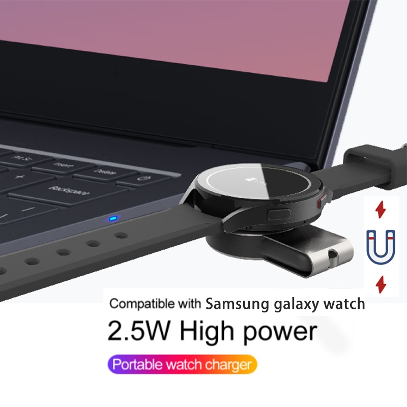 Cáp sạc HOCE 2 trong 1 thích hợp cho iWatch 7 6 5 4 3 2 1 Samsung Galaxy Watch 4 3 Classic Active1 2