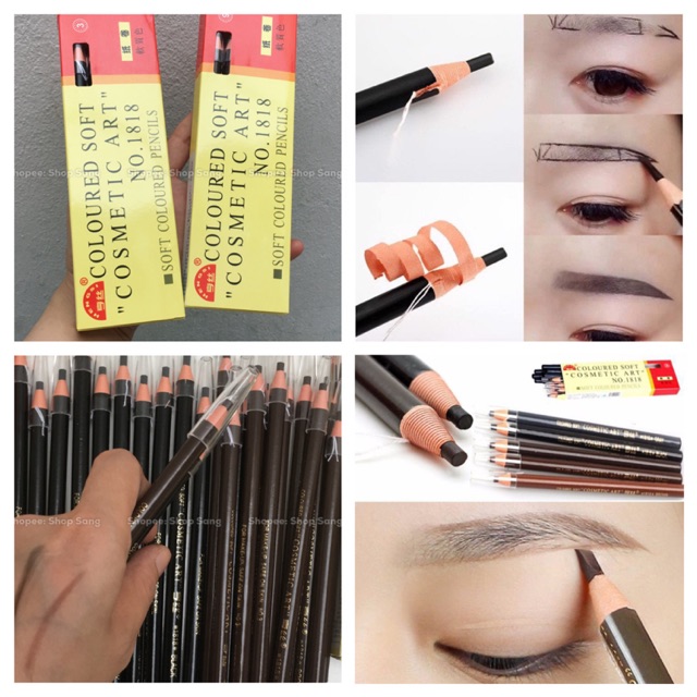 1 Hộp 12 Cây Chì Mày xé Cosmetics Art