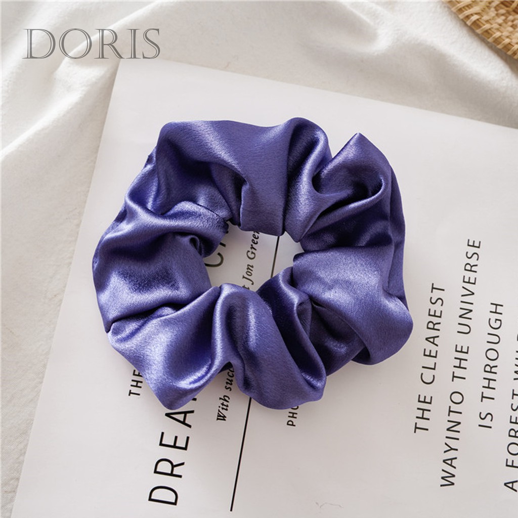 Dây cột tóc Scrunchies Satin - Ảnh Thật - DORIS HOUSE | BigBuy360 - bigbuy360.vn