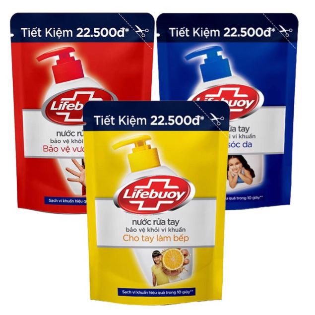 Nước Rửa Tay Bảo Vệ Khỏi Vi Khuẩn Lifebuoy