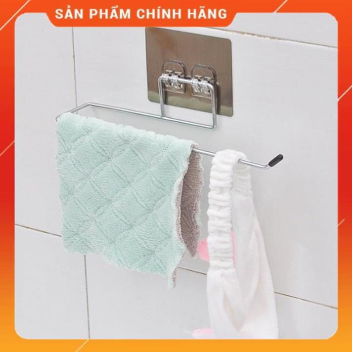 Giá Inox treo cuộn giấy, treo khăn, túi rác đa năng
