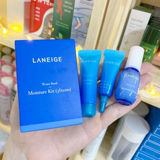 Bộ Kit Dưỡng Ẩm Laneige Water Bank Moisture Kit 3 Items