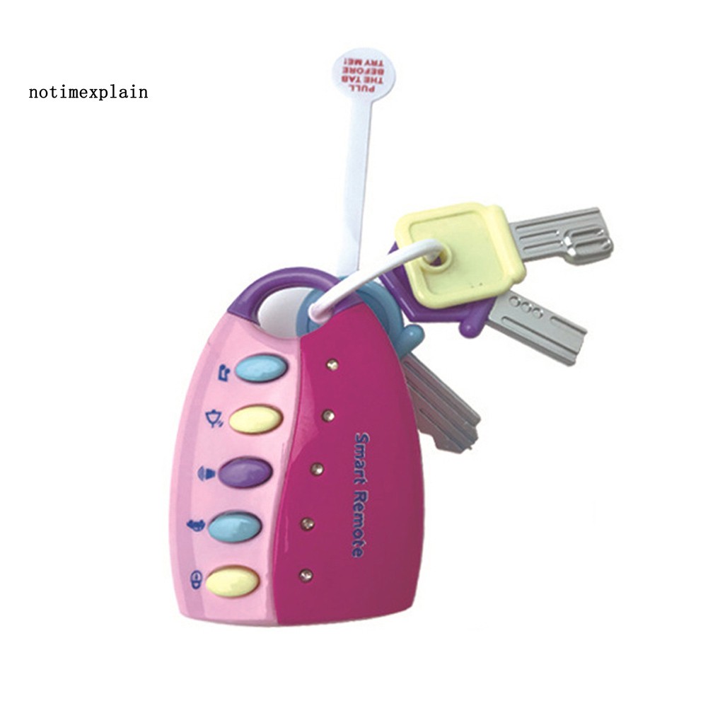 Đồ chơi chìa khoá thông minh nhiều màu có âm thanh dành cho bé