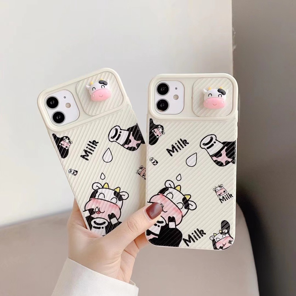 Cow Ốp Điện Thoại In Hình Dễ Thương Cho Iphone 7 7 Plus8 8plus Xr X / Xs Xs Max 11 11 Pro Max 12 12 Pro 12 Pro Max | BigBuy360 - bigbuy360.vn