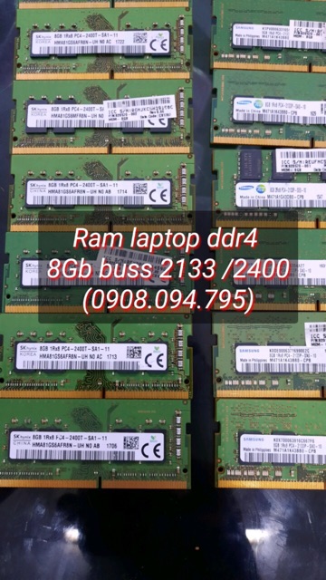 Ram laptop ddr4 8Gb (2133/2400/2666) bảo hành 12 tháng | WebRaoVat - webraovat.net.vn