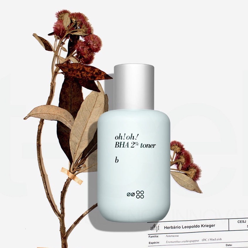 Nước Cân Bằng 2% BHA Tẩy Tế Bào Chết, Làm Sạch Sâu Da & Kiểm Soát Dầu Nhờn oh!oh! BHA 2% toner : b