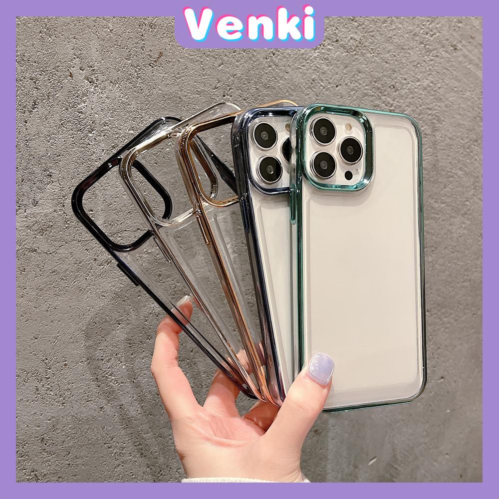 Ốp điện thoại tpu mềm mạ kim loại chống sốc thích hợp cho iPhone 14 Pro Max 14 Plus 13 Pro Max 12 Pro Max 11 XR 7Plus