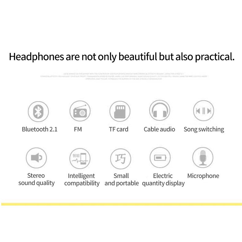 Tai nghe chụp tai không dây kết nối Bluetooth 5.0 P47 | BigBuy360 - bigbuy360.vn