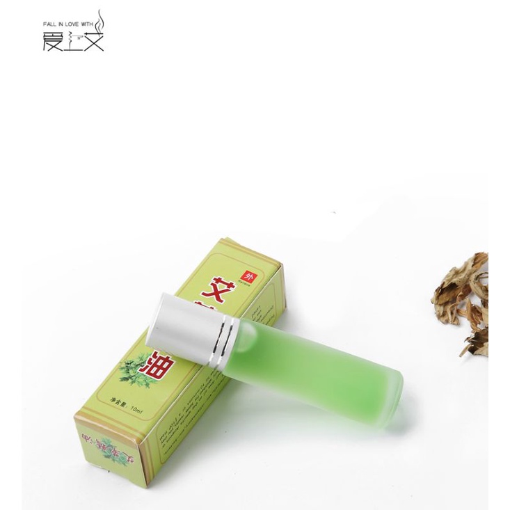 Tinh dầu ngải chiết xuất từ ngải cứu tự nhiên chai dạng lăn 10ml