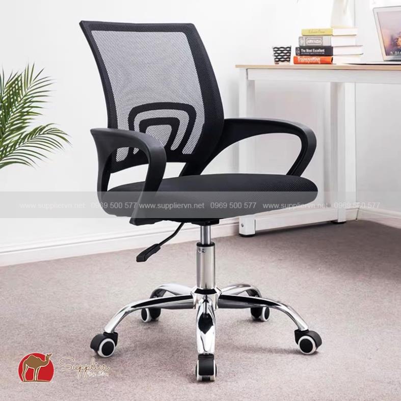 GHẾ XOAY VĂN PHÒNG, CHƠI GAMING NGỒI THOẢI MÁI, CHÂN INOX CÓ BÁNH XE- MSP : G001S