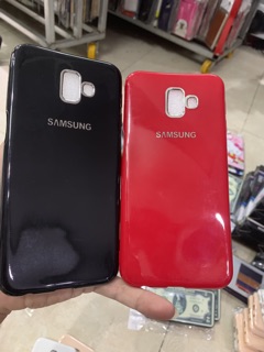 Ốp lưng samsung j6 plus dẻo xi bóng