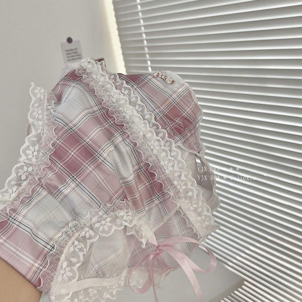 OCEANMAP Quần Lót Mềm Mại Lưng Vừa Phối Dây Ruy Băng Phong Cách Lolita