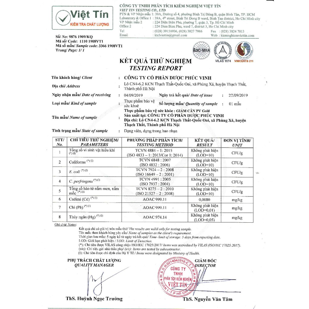 VIÊN UỐNG GIẢM CÂN PV GOLD - HÀNG CHÍNH HÃNG - DƯỢC PHÚC VINH