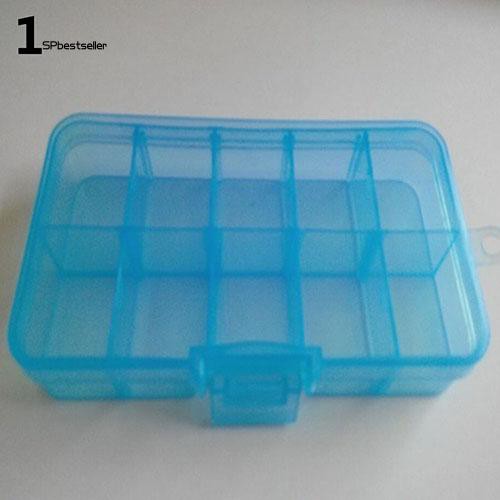 Hộp nhựa 10 ô dùng đựng trang sức