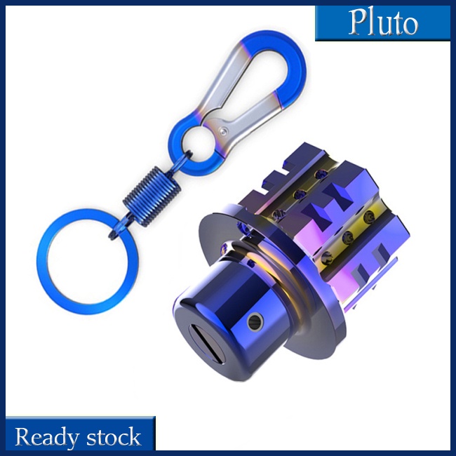 Mới Bộ Phụ Kiện Chìa Khóa + Đầu Chìa Khóa Bằng Titan Cnc