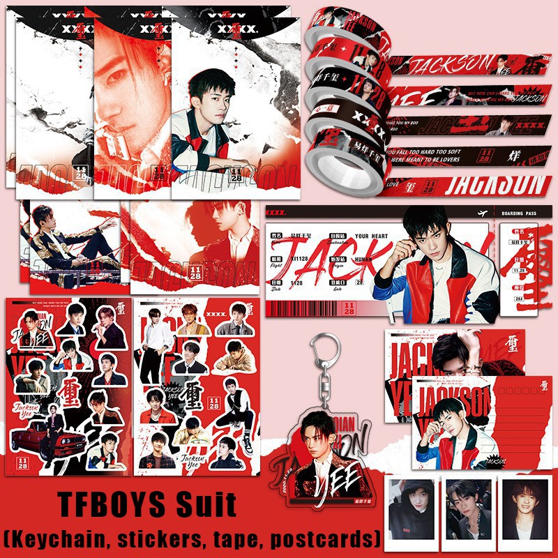 TFBOYS Cuộn Băng Keo Giấy In Hình Nhóm Nhạc Tfboys Độc Đáo