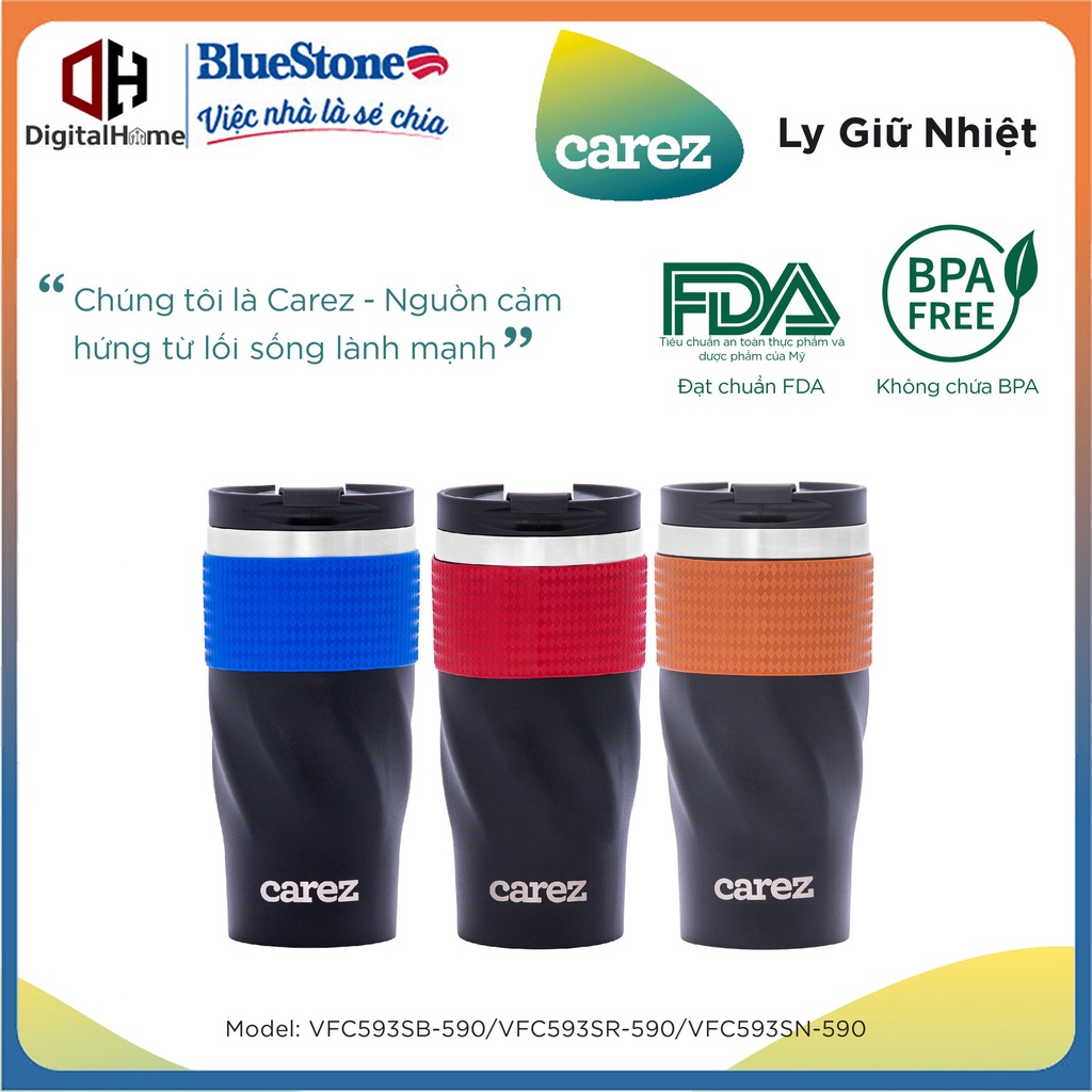 Ly Giữ Nhiệt CAREZ VFC593, Dung Tích 590ML, Hàng Chính Hãng