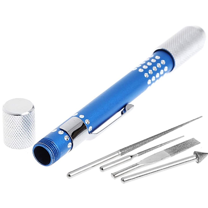 Bộ Dụng Cụ Mài Kim Cương 4 Trong 1 Kích Thước Nhỏ Gọn Dùng Làm Trang Sức / Kem Jad