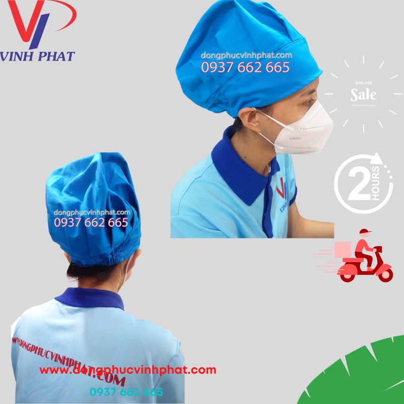 Mũ Đầu Bếp Chuyên Nghiệp Nón Giáo Viên làm Bếp