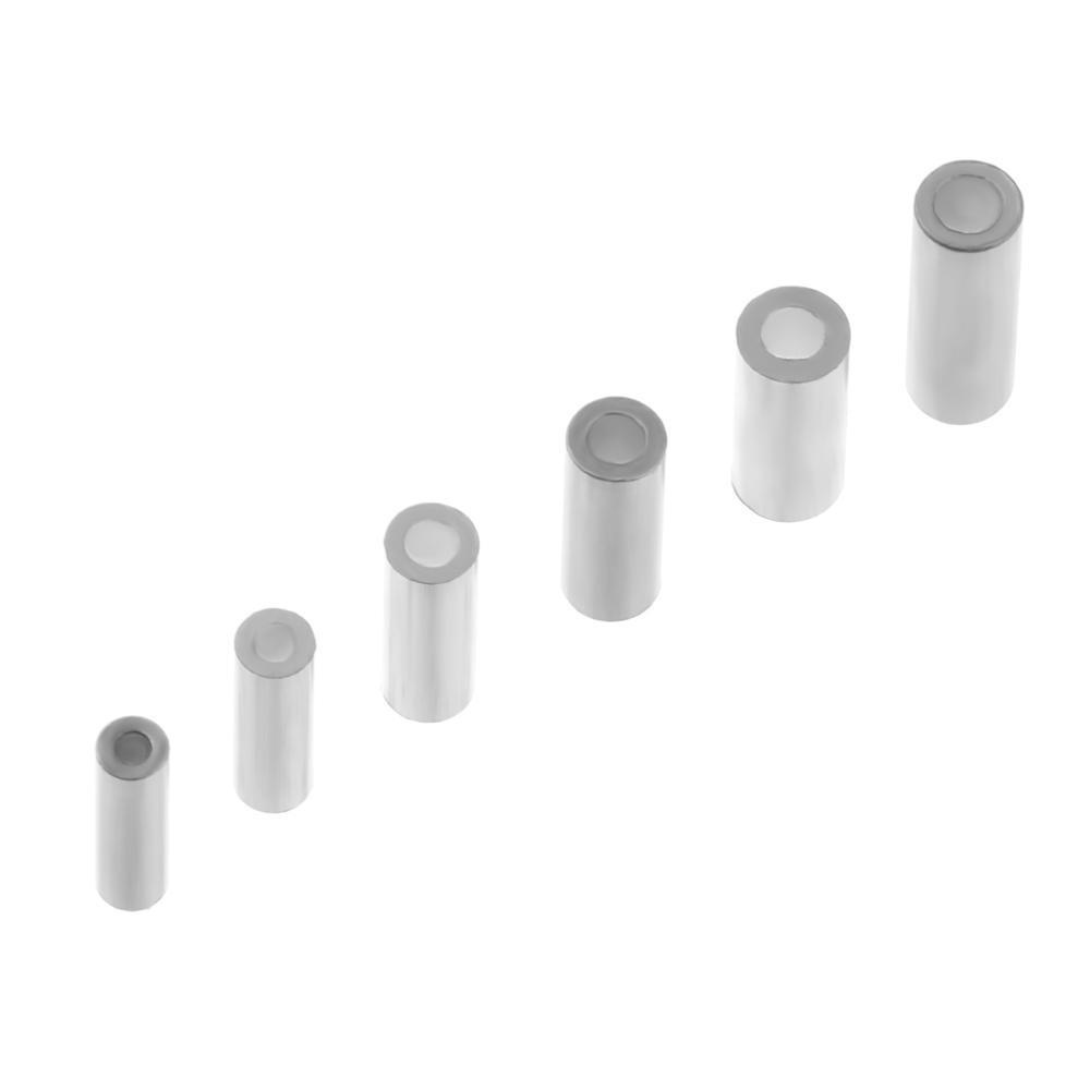 MUVAKO Set 100 Ống Dây Câu Cá Bằng Nhôm Chất Lượng Cao